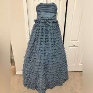 Formal blue dress